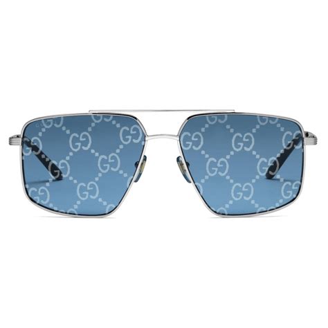 gucci pink aviator blue lenses cate blanchett|Gucci Sunglasses for Women .